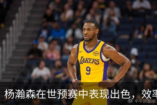 杨瀚森在世预赛中表现出色，效率高得分